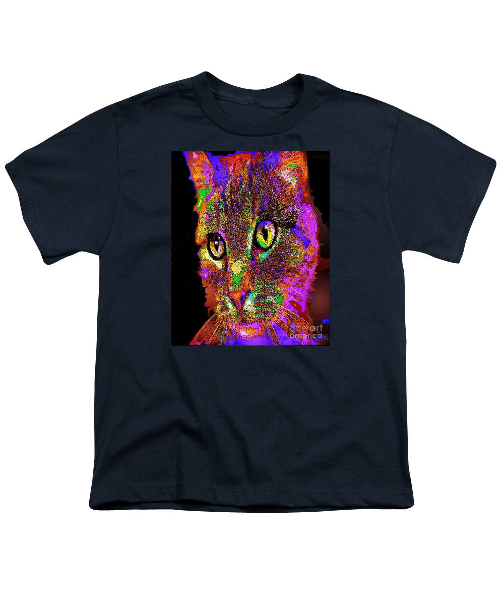 Youth T-Shirt - Muffin The Cat. Pet Series