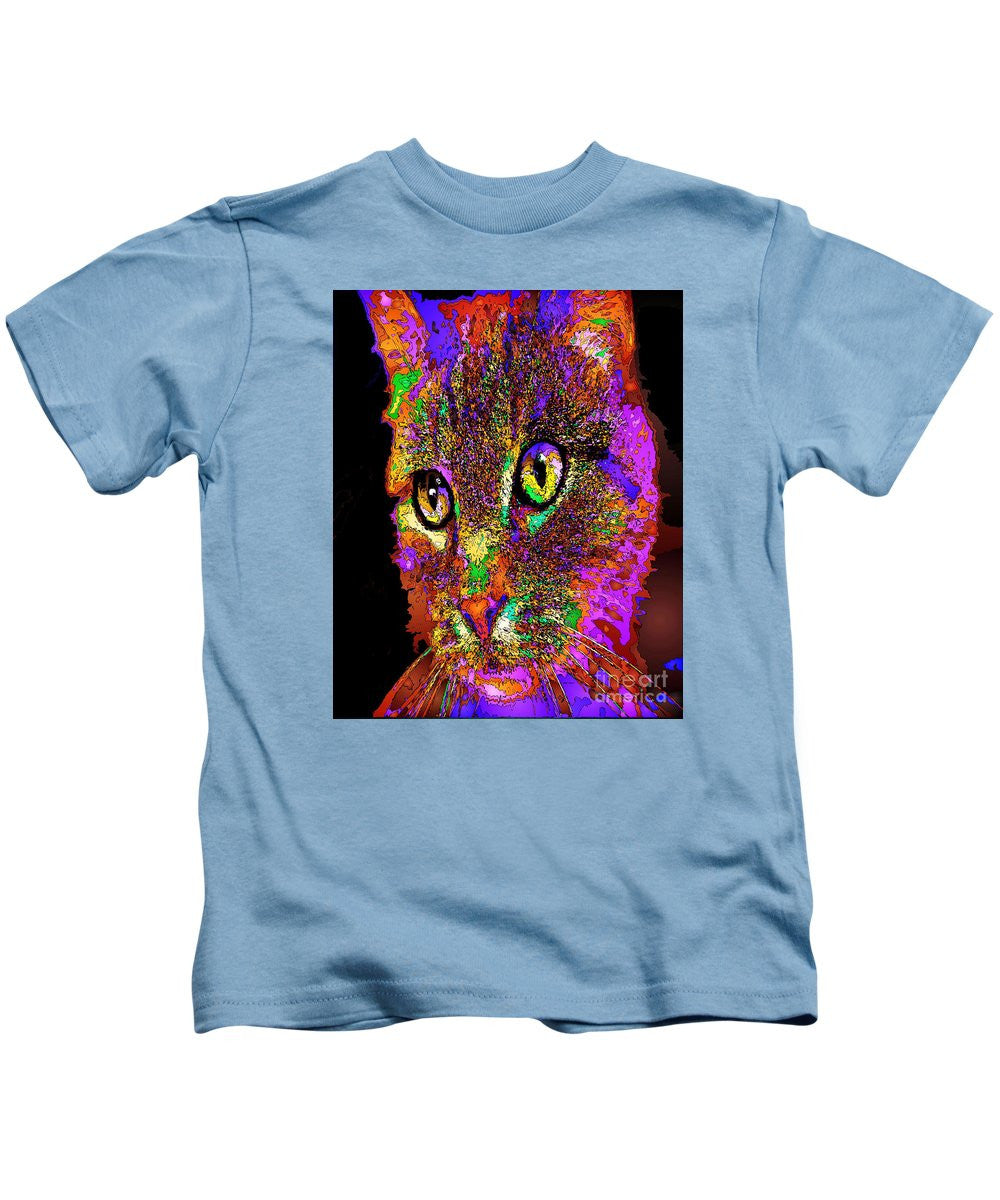 Kids T-Shirt - Muffin The Cat. Pet Series