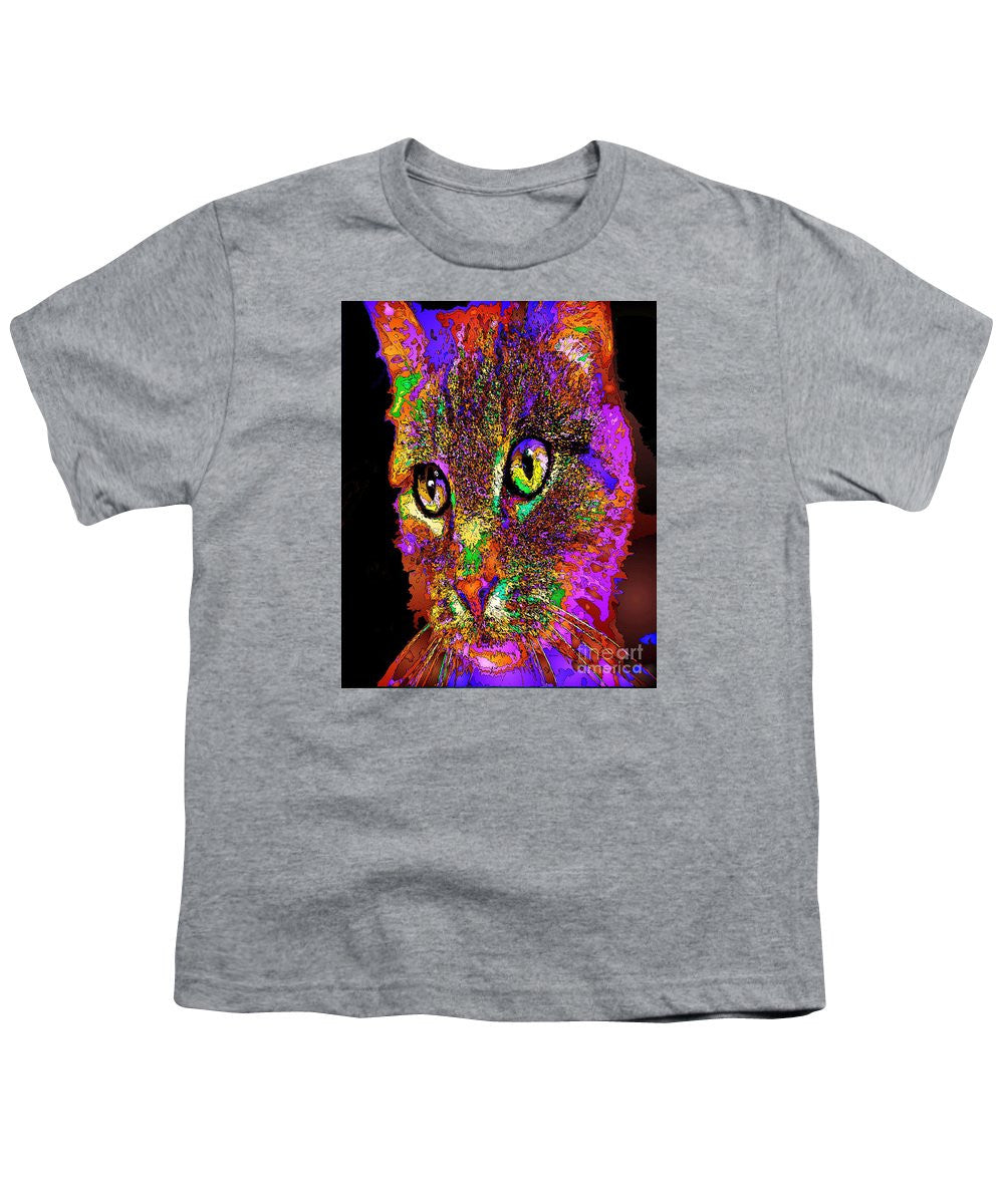 Youth T-Shirt - Muffin The Cat. Pet Series