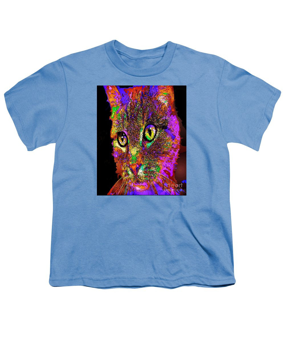 Youth T-Shirt - Muffin The Cat. Pet Series