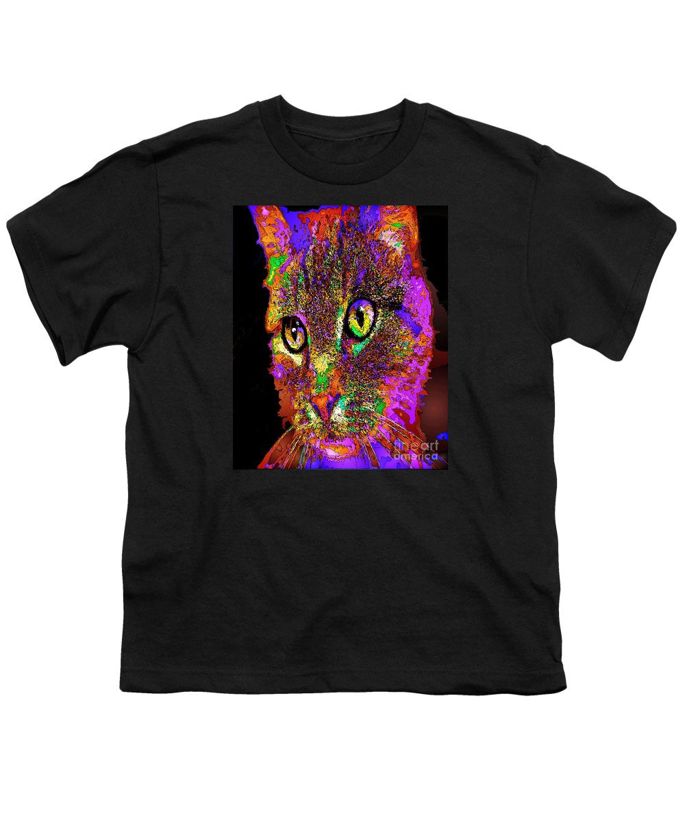 Youth T-Shirt - Muffin The Cat. Pet Series