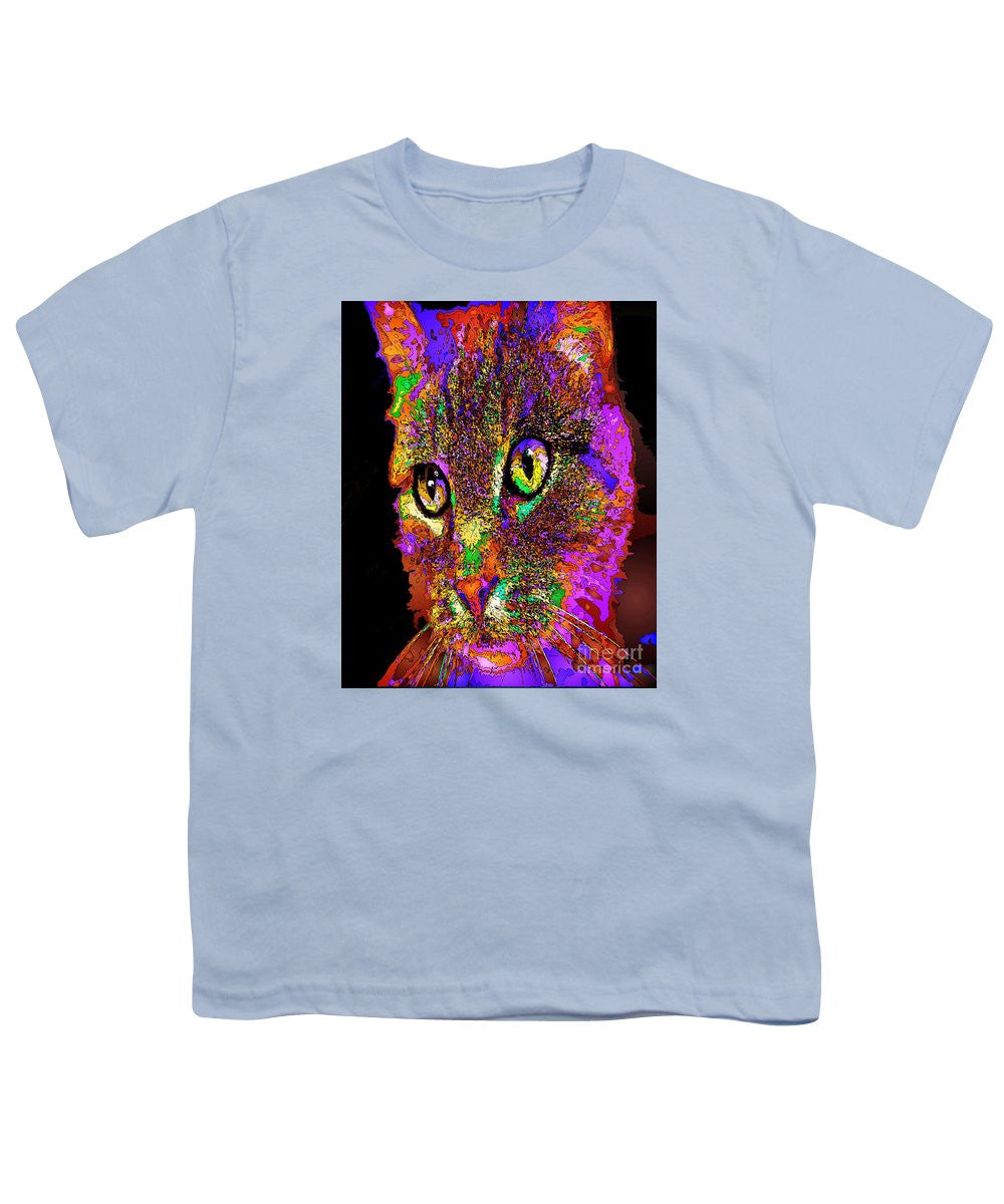 Youth T-Shirt - Muffin The Cat. Pet Series