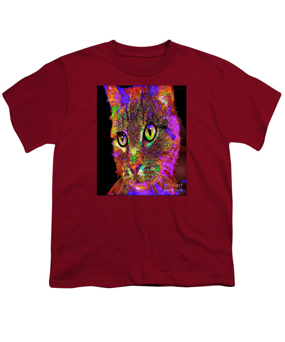 Youth T-Shirt - Muffin The Cat. Pet Series