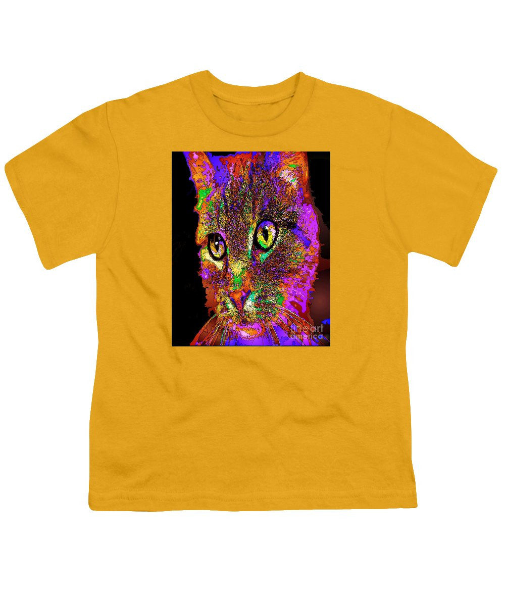 Youth T-Shirt - Muffin The Cat. Pet Series