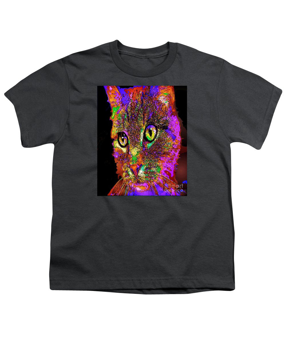 Youth T-Shirt - Muffin The Cat. Pet Series