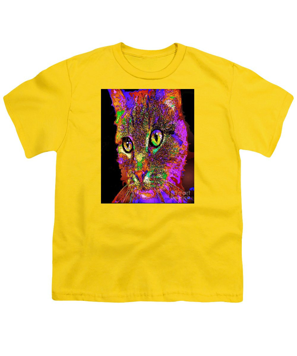 Youth T-Shirt - Muffin The Cat. Pet Series