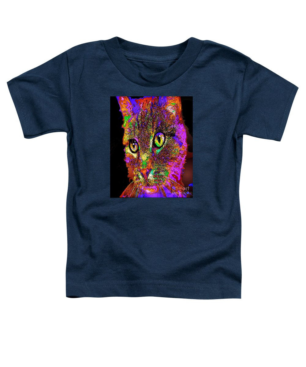 Toddler T-Shirt - Muffin The Cat. Pet Series