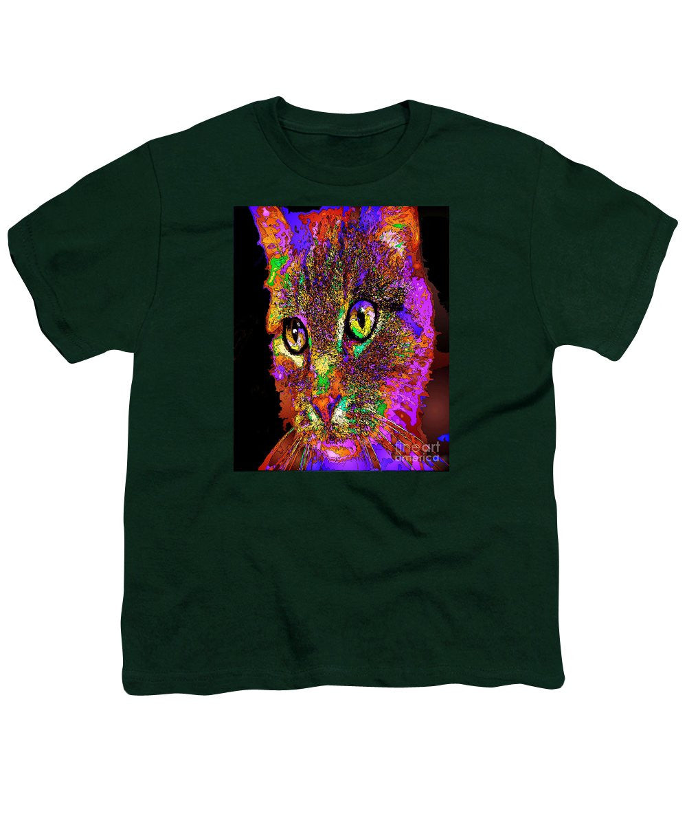 Youth T-Shirt - Muffin The Cat. Pet Series