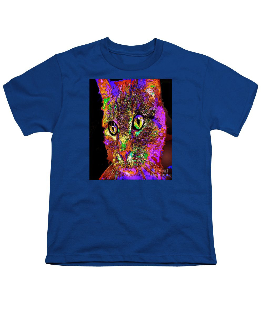 Youth T-Shirt - Muffin The Cat. Pet Series