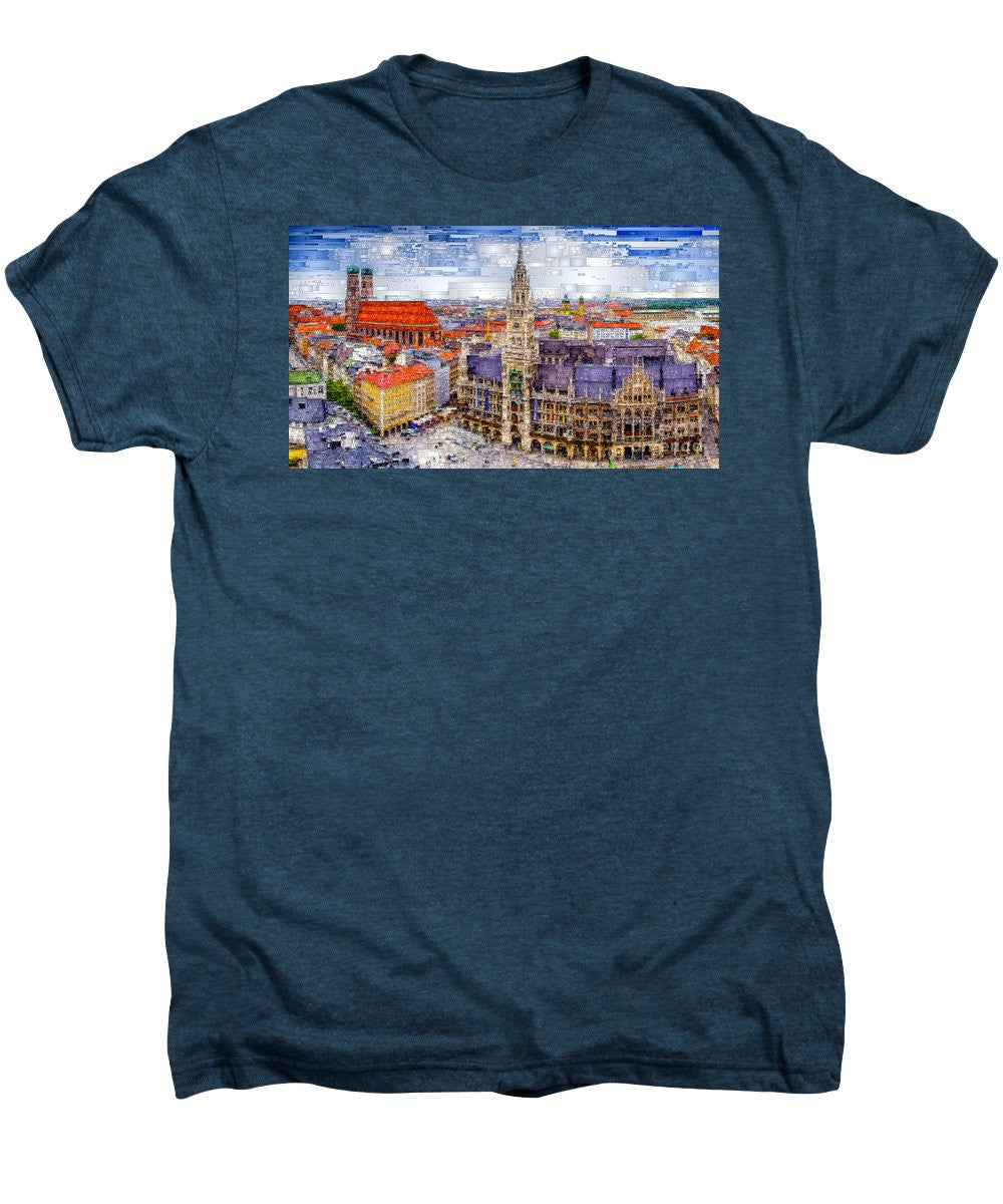 Men's Premium T-Shirt - Munich Cityscape