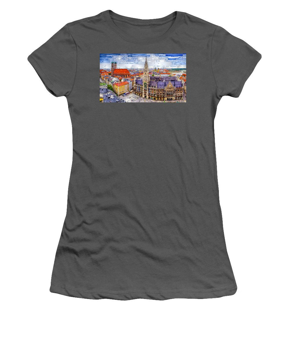 Women's T-Shirt (Junior Cut) - Munich Cityscape