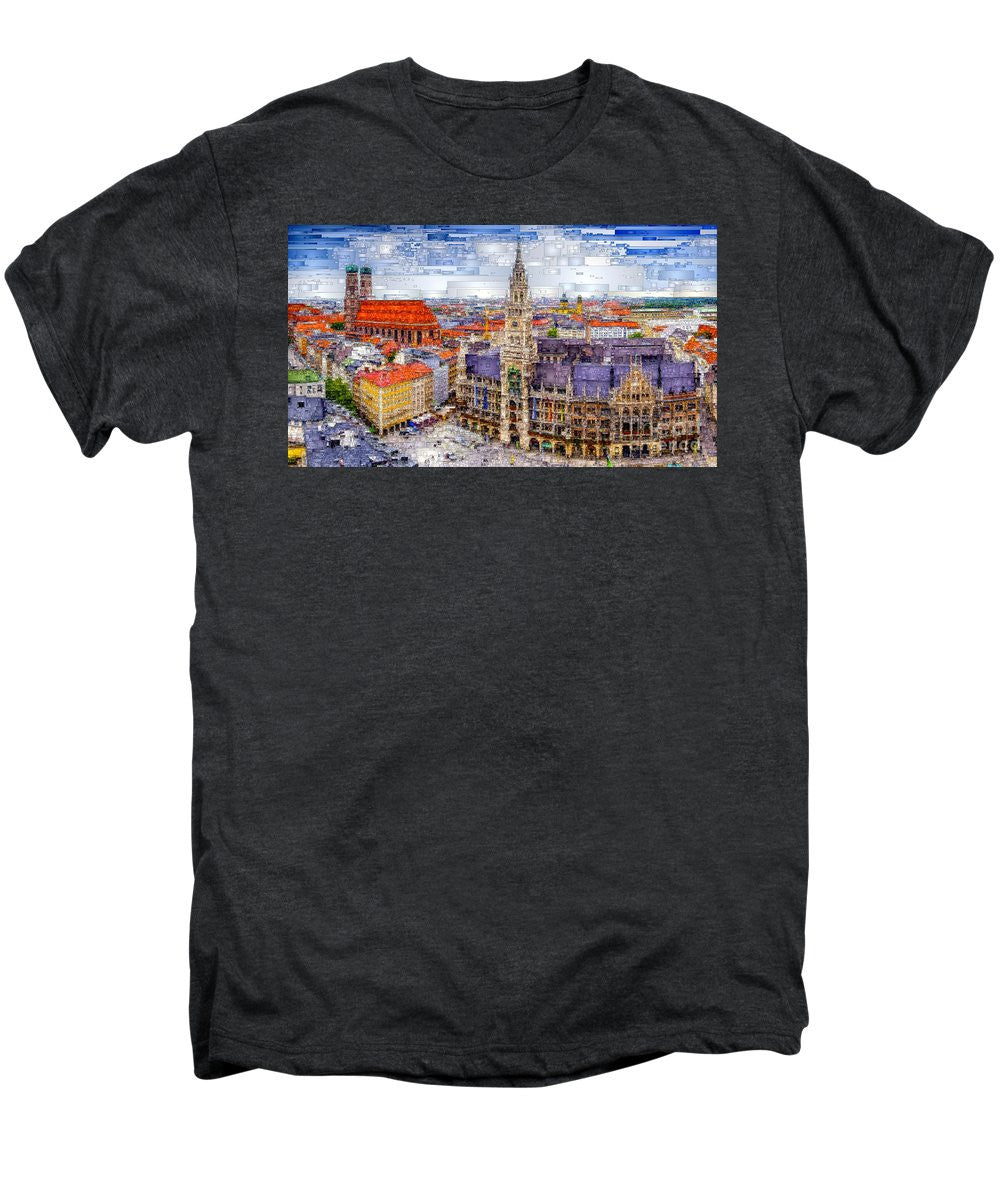 Men's Premium T-Shirt - Munich Cityscape