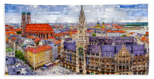 Serviette - Paysage urbain de Munich