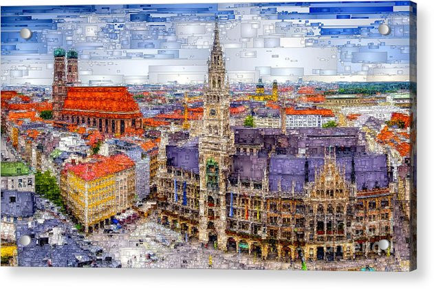 Acrylic Print - Munich Cityscape