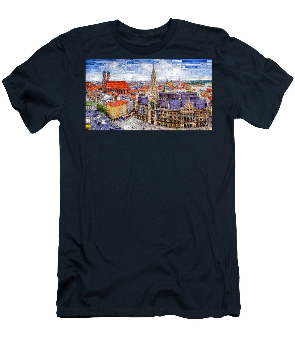 Men's T-Shirt (Slim Fit) - Munich Cityscape