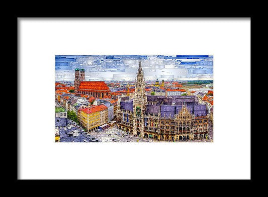 Framed Print - Munich Cityscape