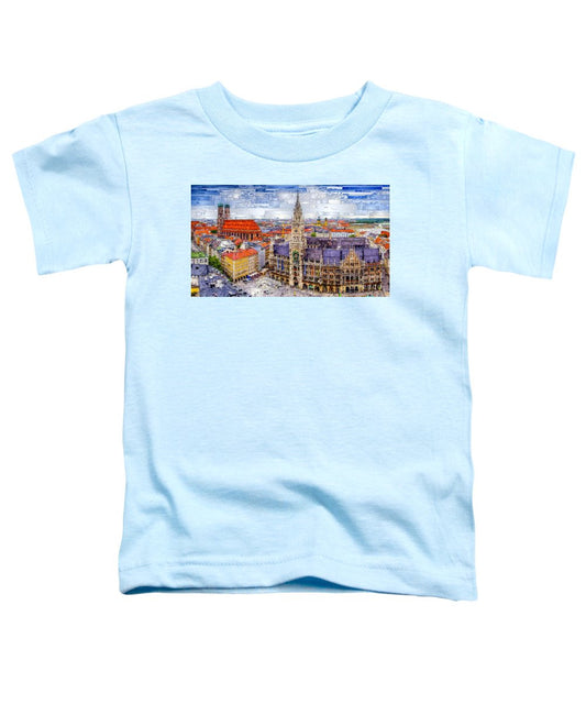 T-shirt pour tout-petits - Paysage urbain de Munich