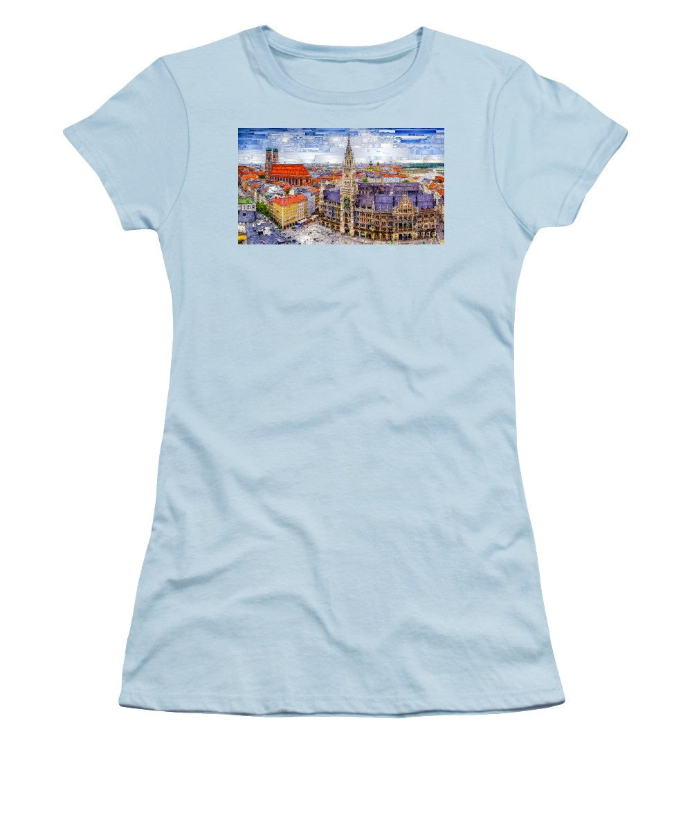 Women's T-Shirt (Junior Cut) - Munich Cityscape