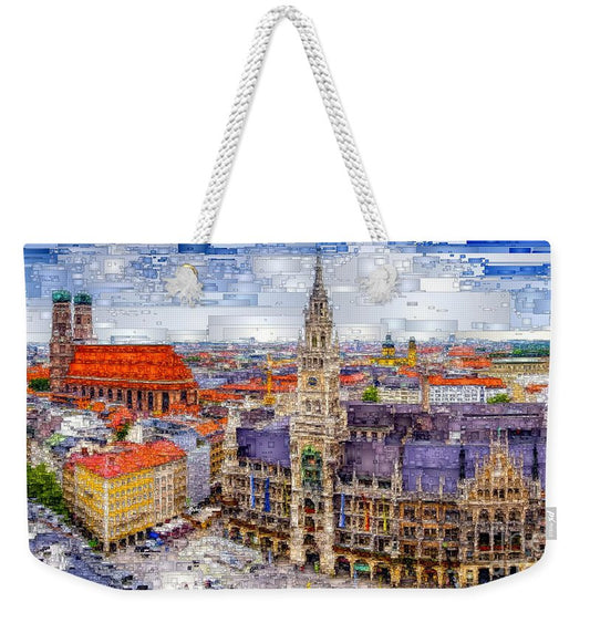 Sac fourre-tout de voyage - Paysage urbain de Munich