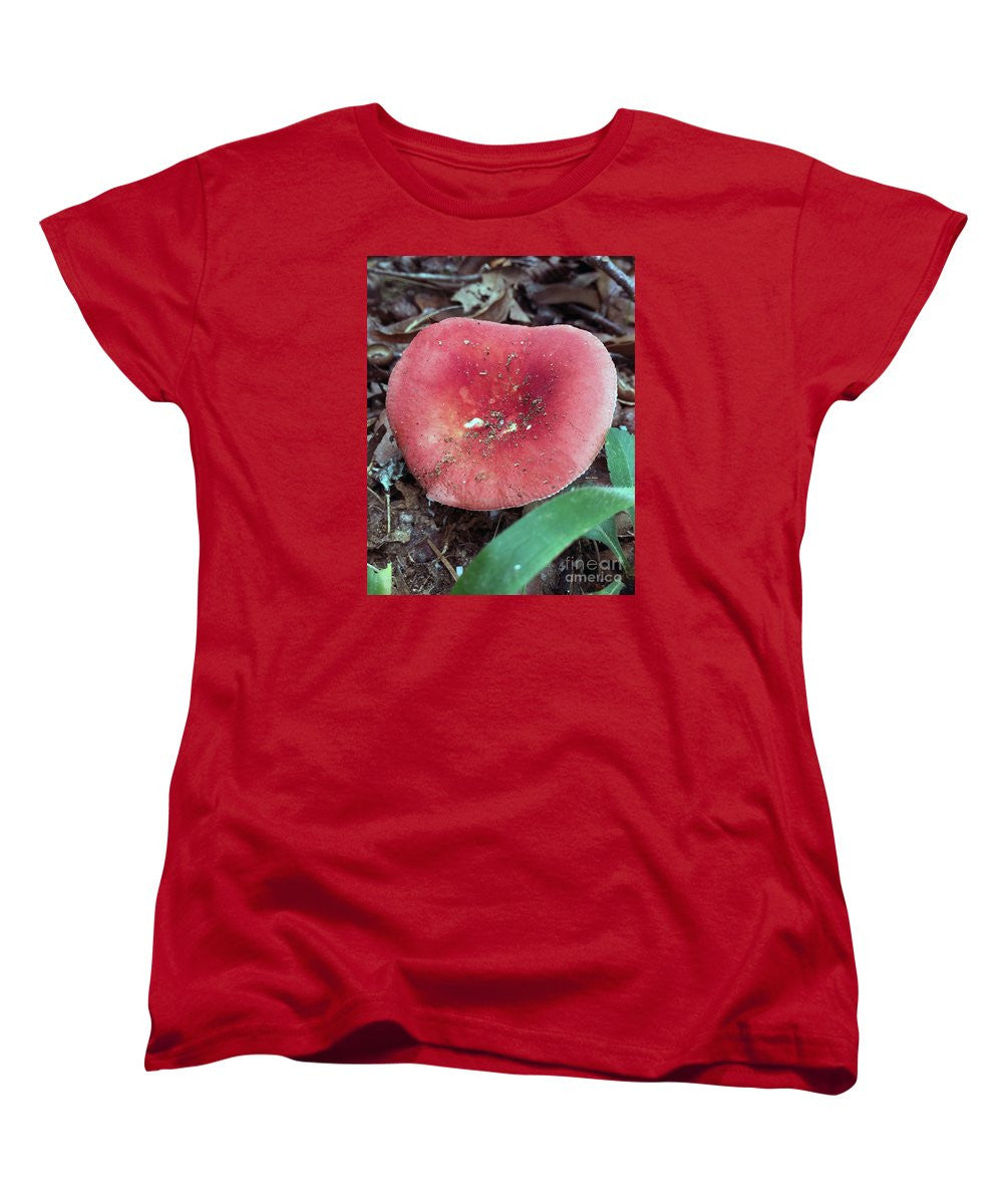 T-shirt pour femme (coupe standard) - Champignons dans les bois