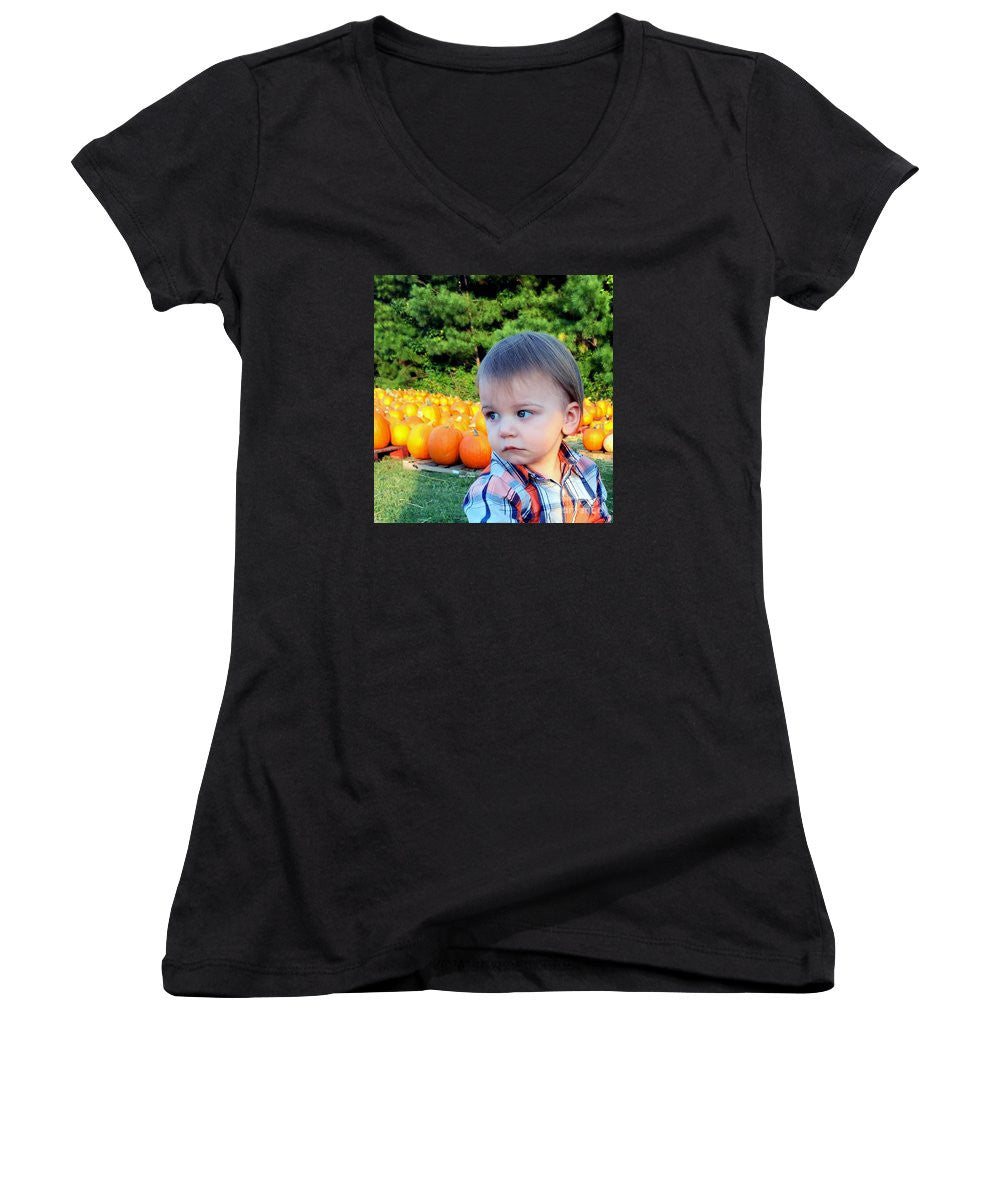 Women's V-Neck T-Shirt (Junior Cut) - My Favorite Time Of The Year