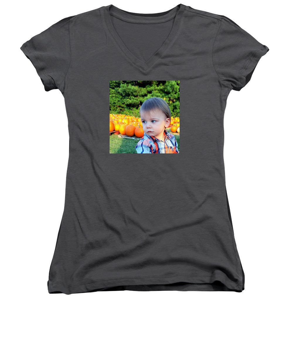 Women's V-Neck T-Shirt (Junior Cut) - My Favorite Time Of The Year