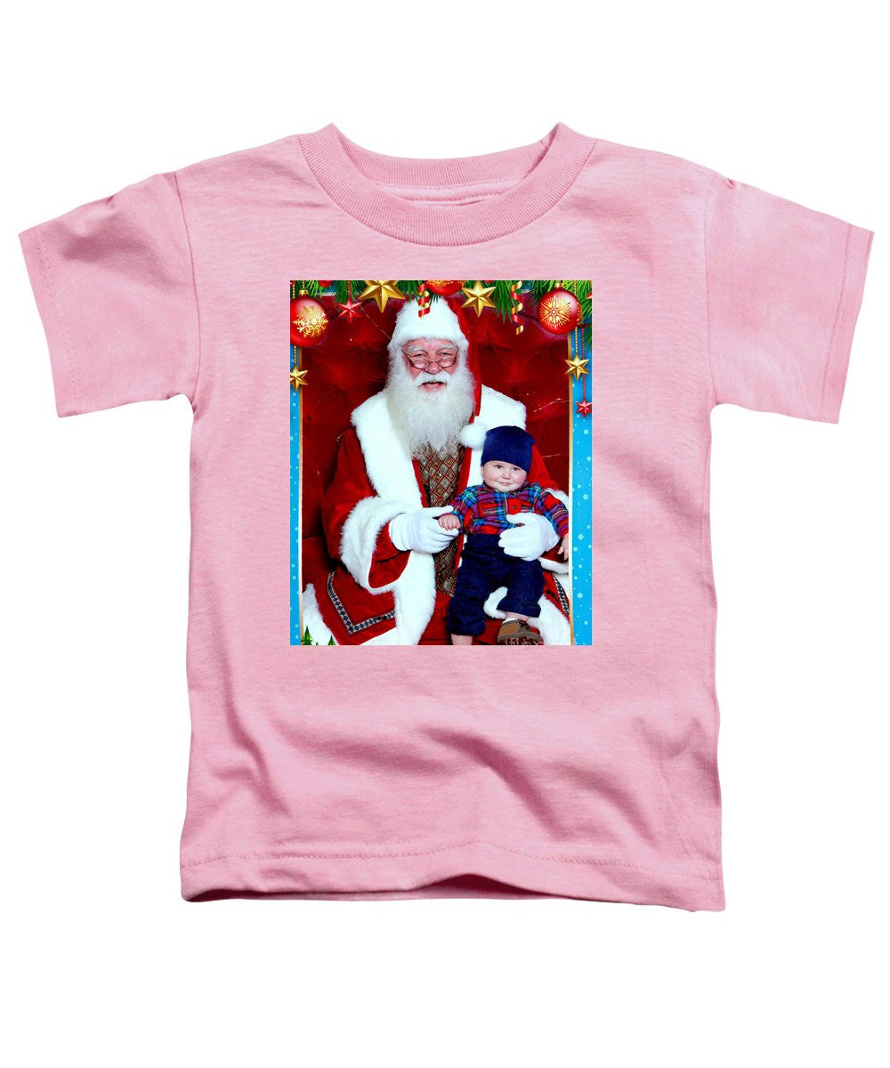 Toddler T-Shirt - My First Christmas With Santa