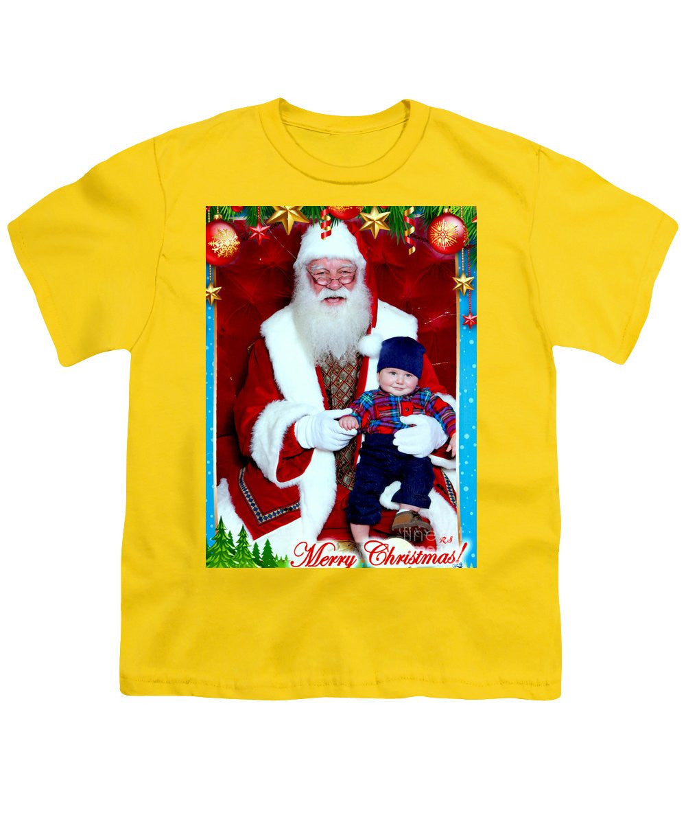 Youth T-Shirt - My First Christmas With Santa