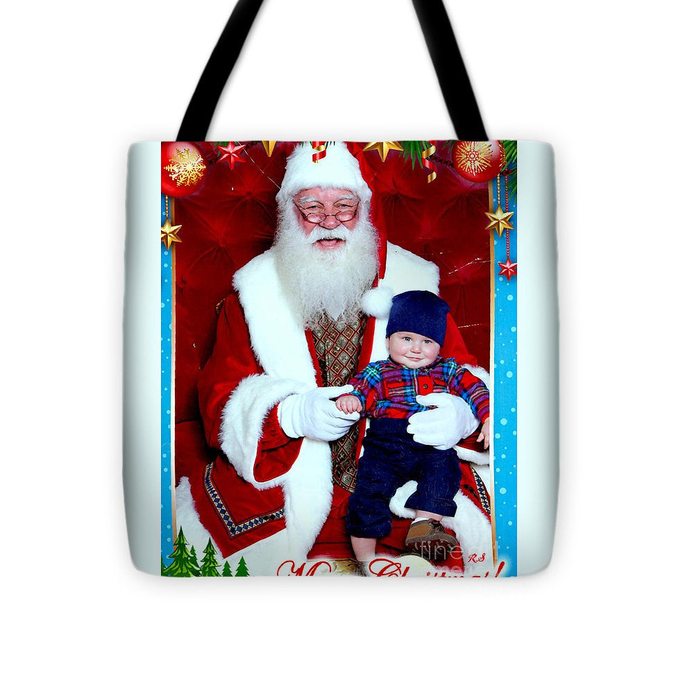 Tote Bag - My First Christmas With Santa