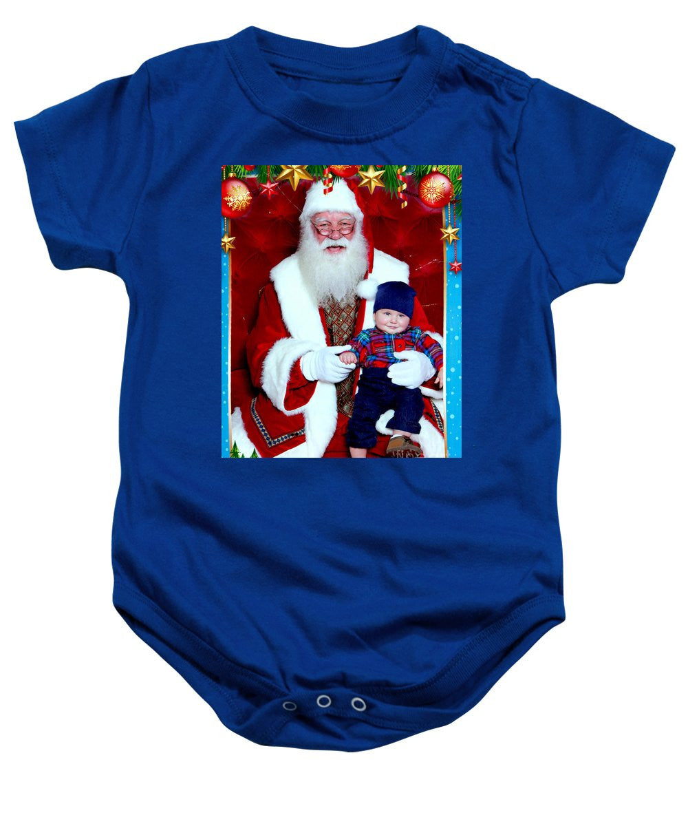 Baby Onesie - My First Christmas With Santa