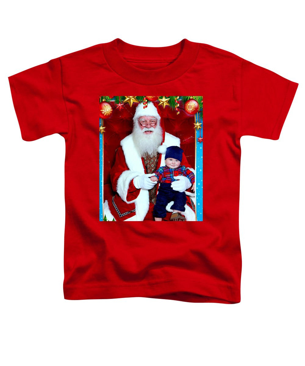 Toddler T-Shirt - My First Christmas With Santa