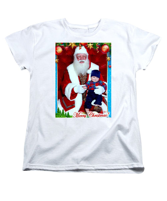 Women's T-Shirt (Standard Cut) - My First Christmas With Santa