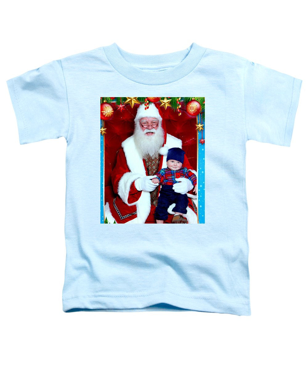 Toddler T-Shirt - My First Christmas With Santa