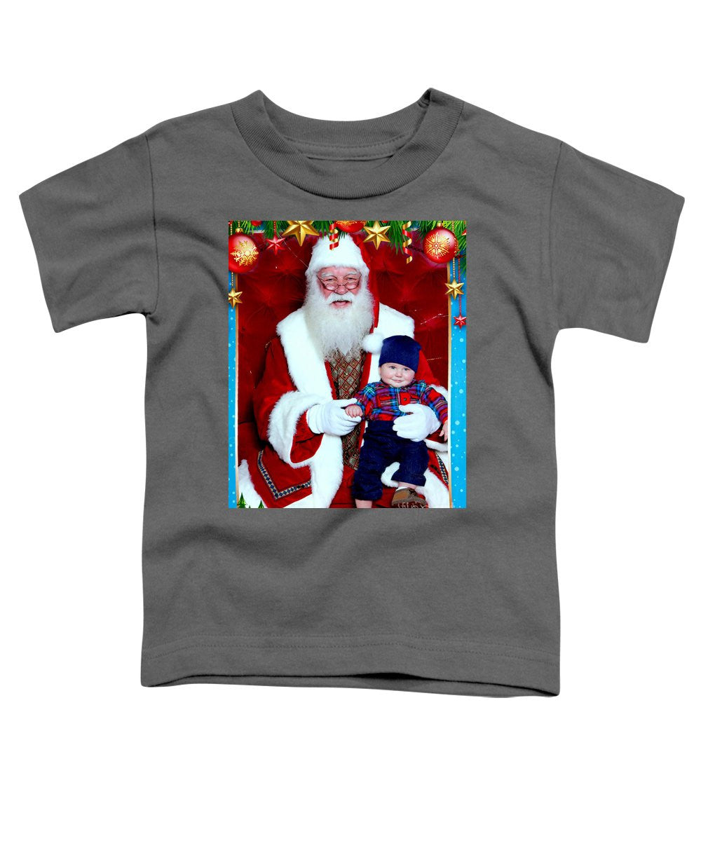 Toddler T-Shirt - My First Christmas With Santa