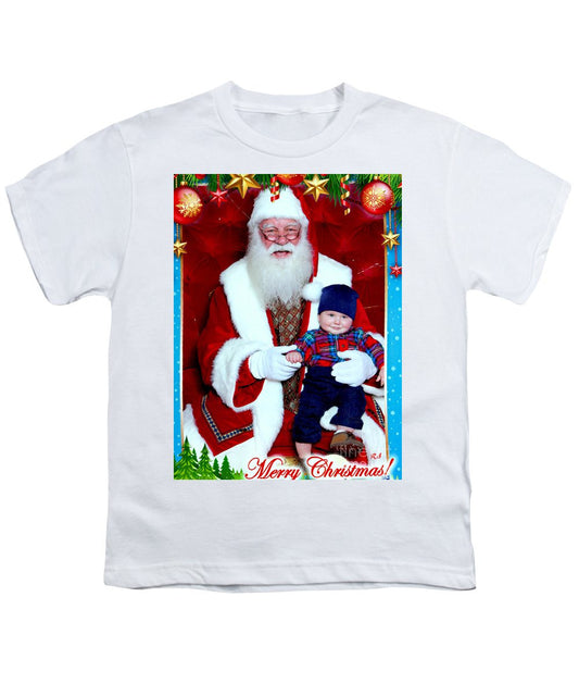 Youth T-Shirt - My First Christmas With Santa