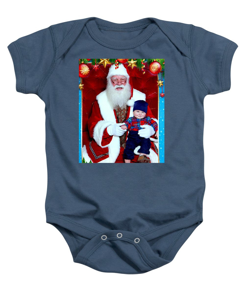 Baby Onesie - My First Christmas With Santa