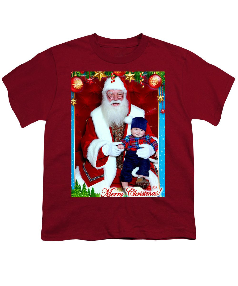 Youth T-Shirt - My First Christmas With Santa