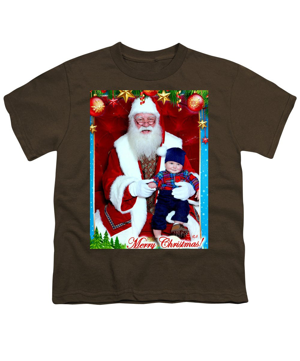 Youth T-Shirt - My First Christmas With Santa