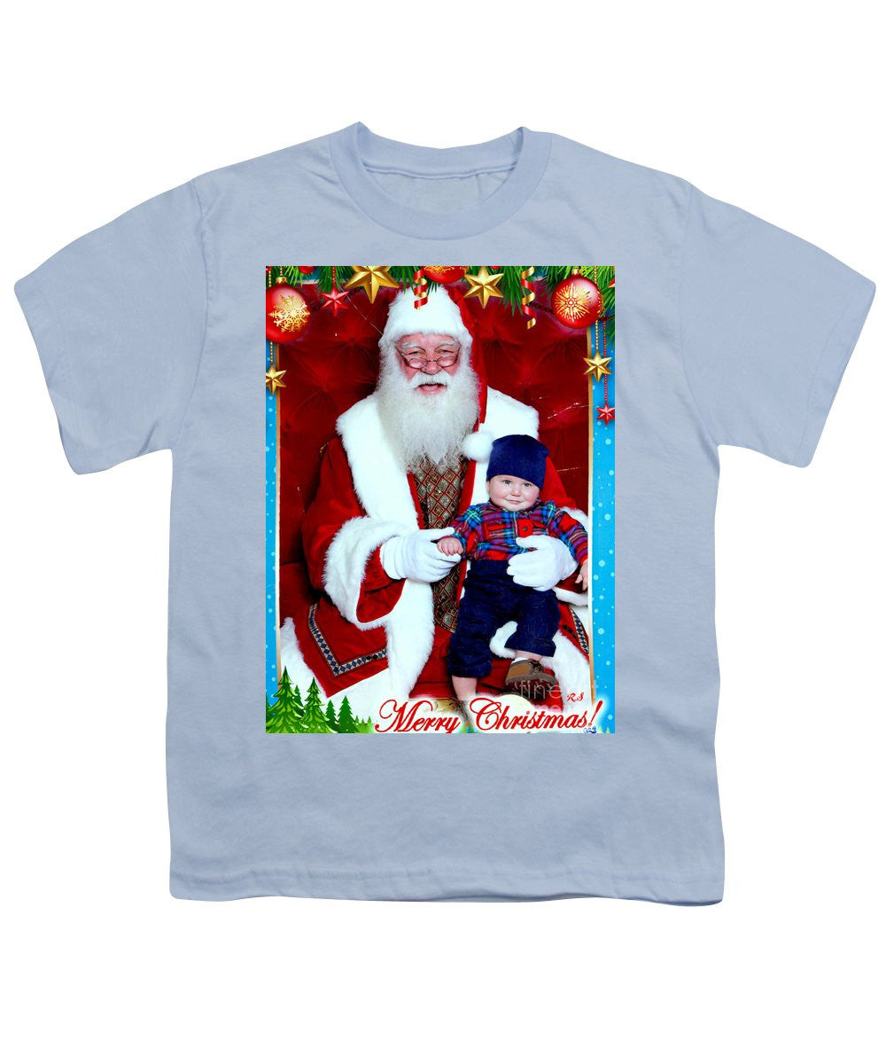 Youth T-Shirt - My First Christmas With Santa