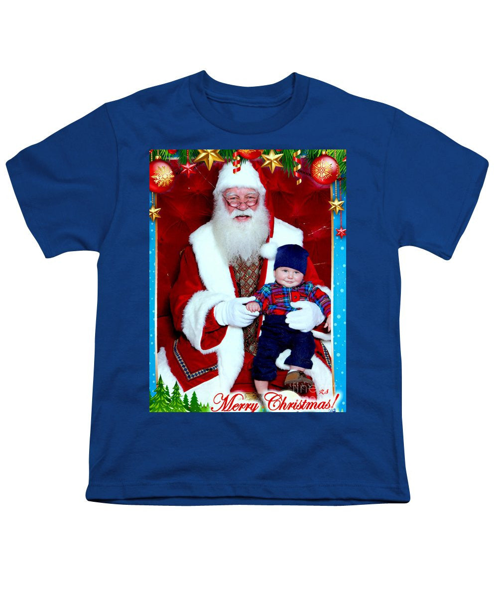 Youth T-Shirt - My First Christmas With Santa