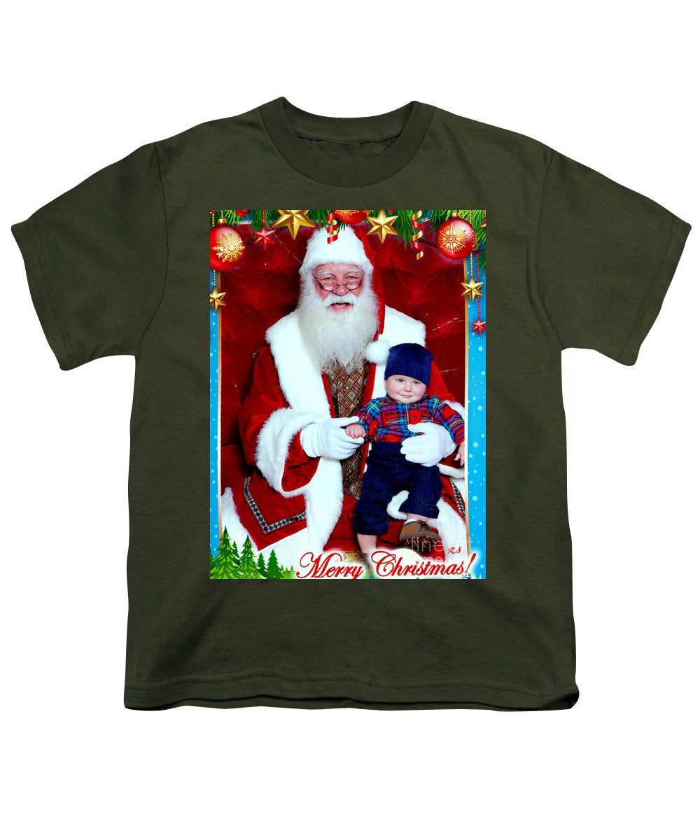 Youth T-Shirt - My First Christmas With Santa