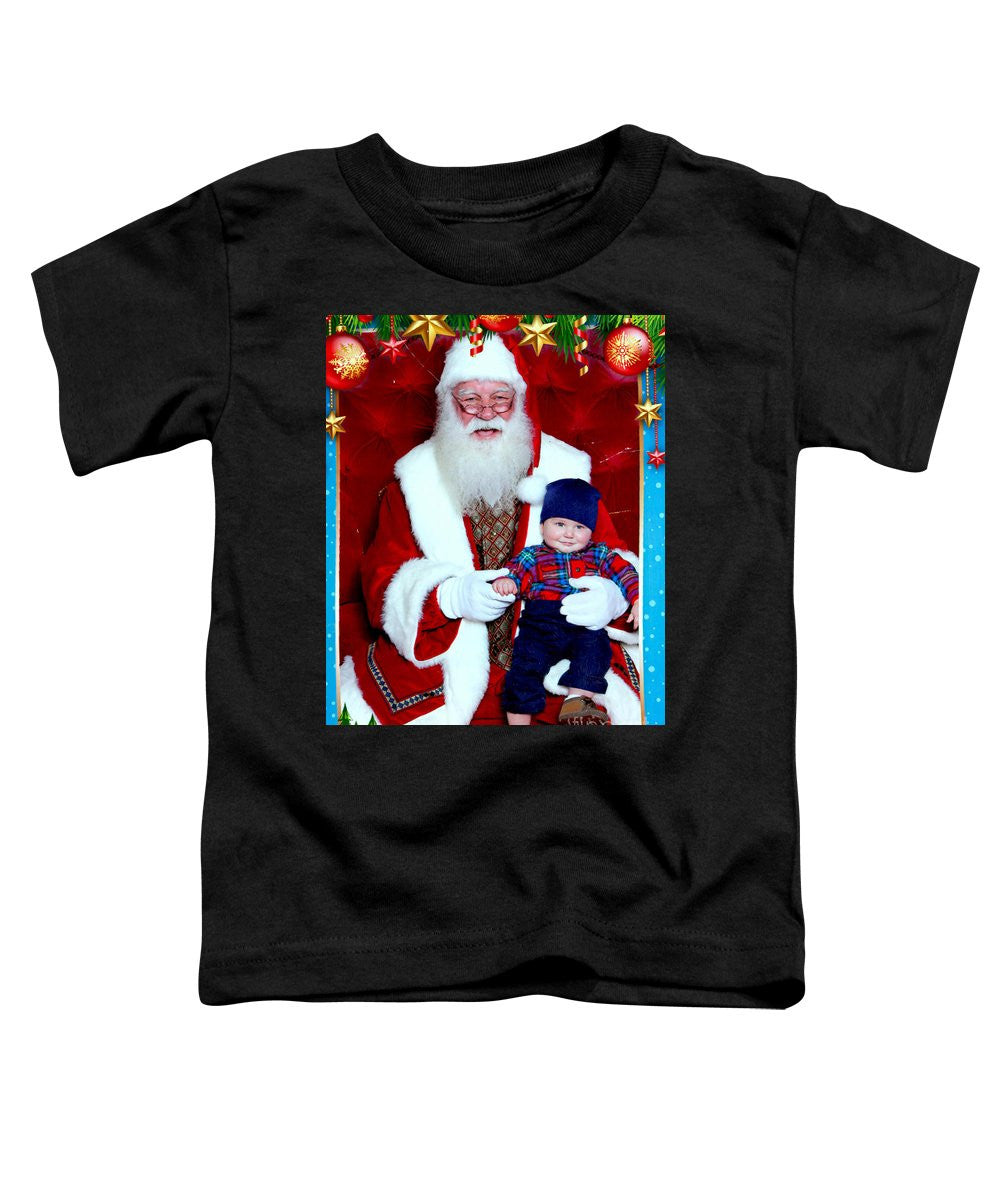 Toddler T-Shirt - My First Christmas With Santa