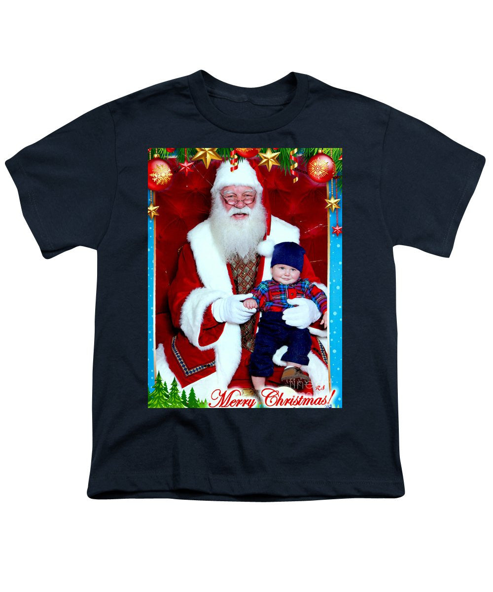 Youth T-Shirt - My First Christmas With Santa