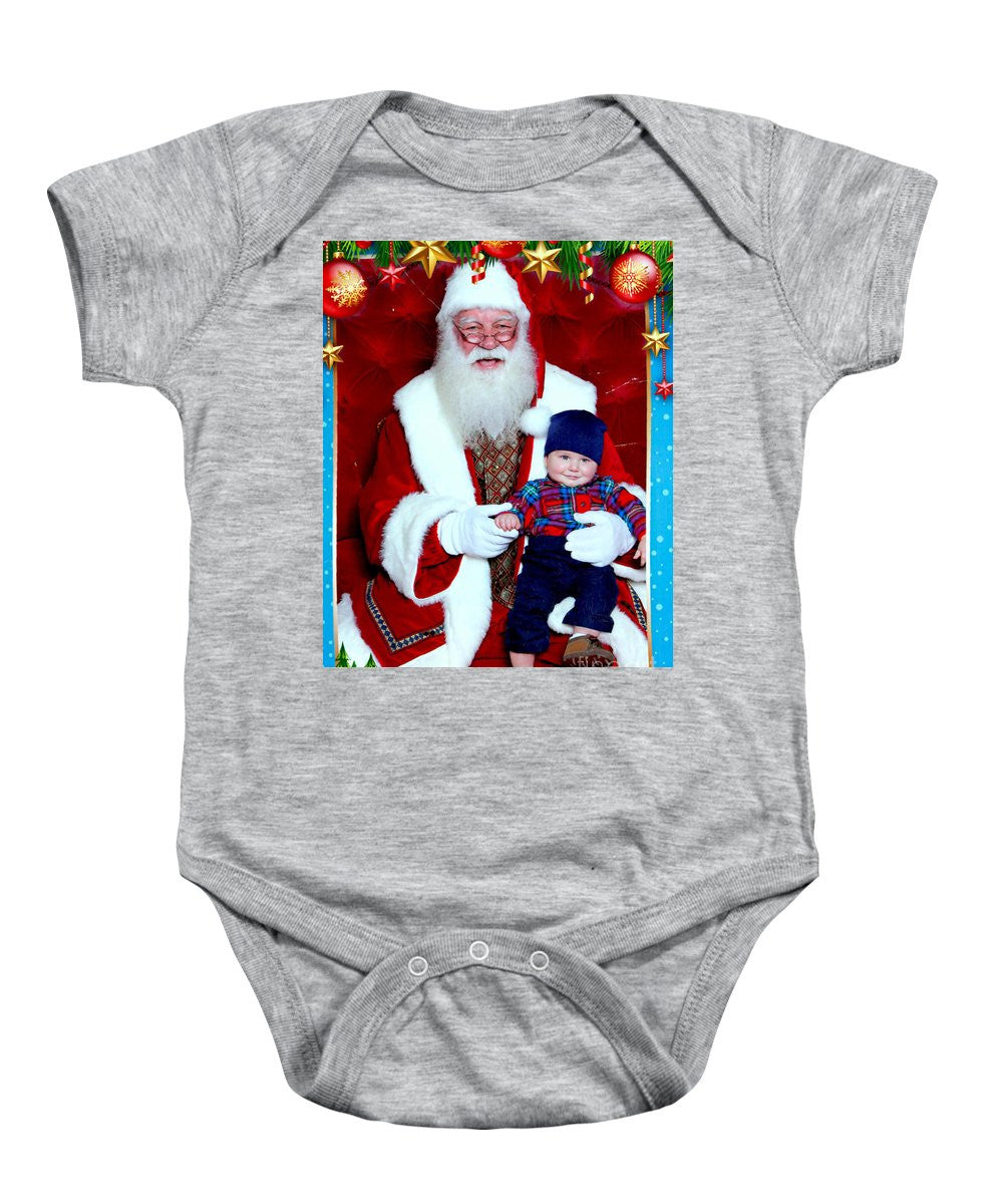 Baby Onesie - My First Christmas With Santa