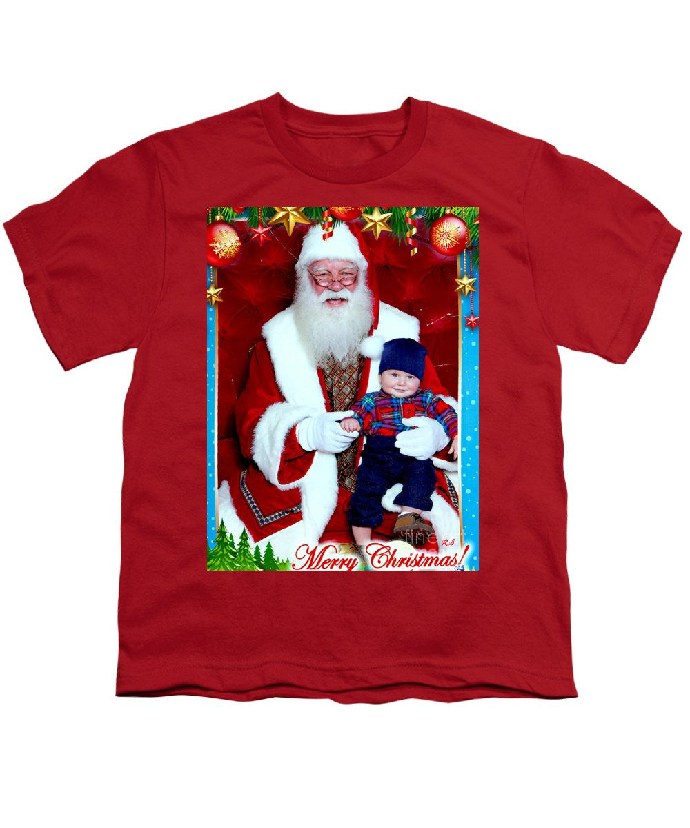 Youth T-Shirt - My First Christmas With Santa