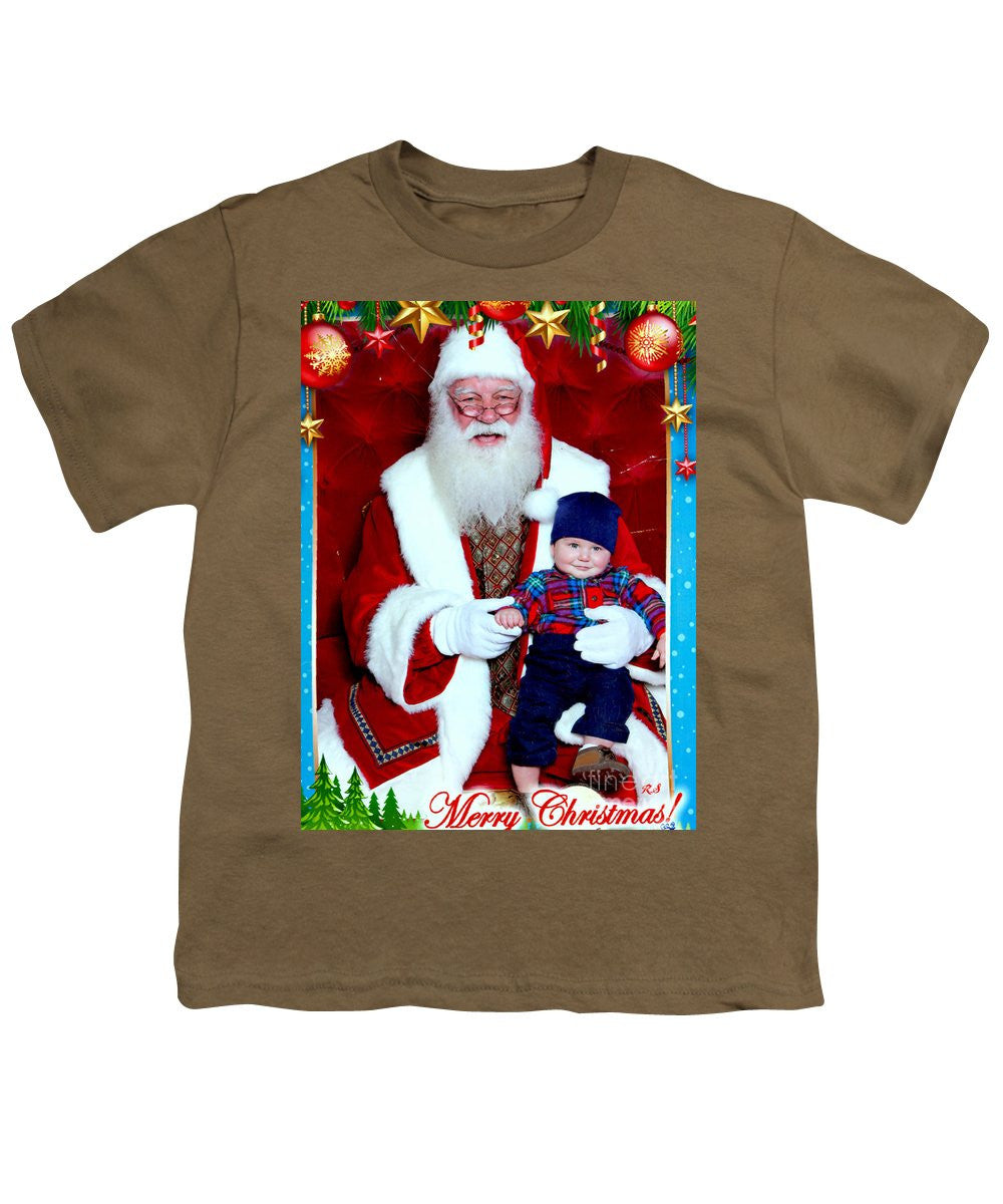 Youth T-Shirt - My First Christmas With Santa