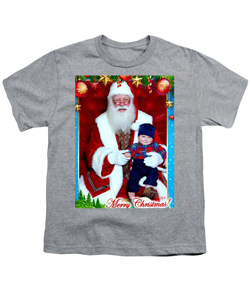 Youth T-Shirt - My First Christmas With Santa