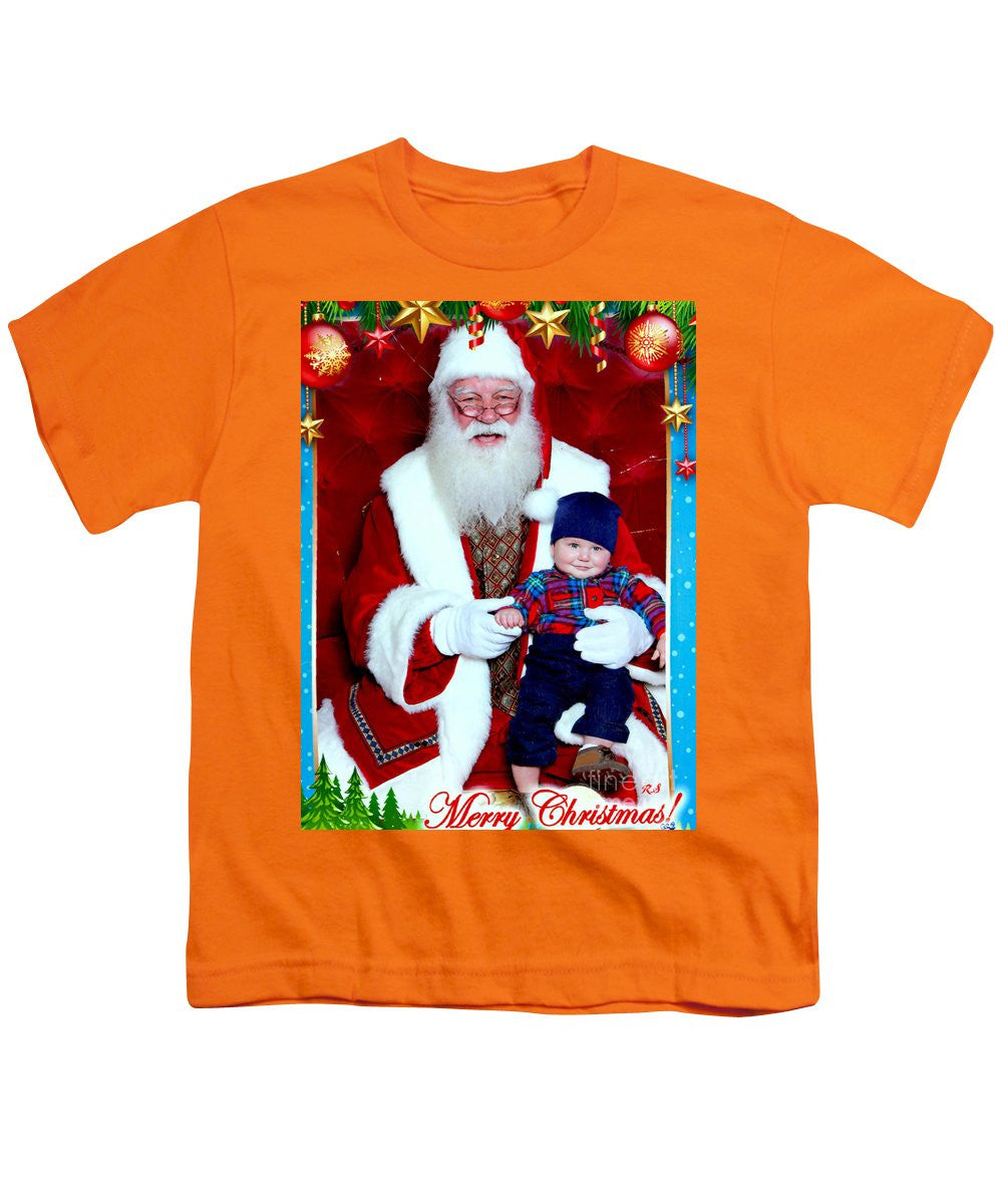 Youth T-Shirt - My First Christmas With Santa