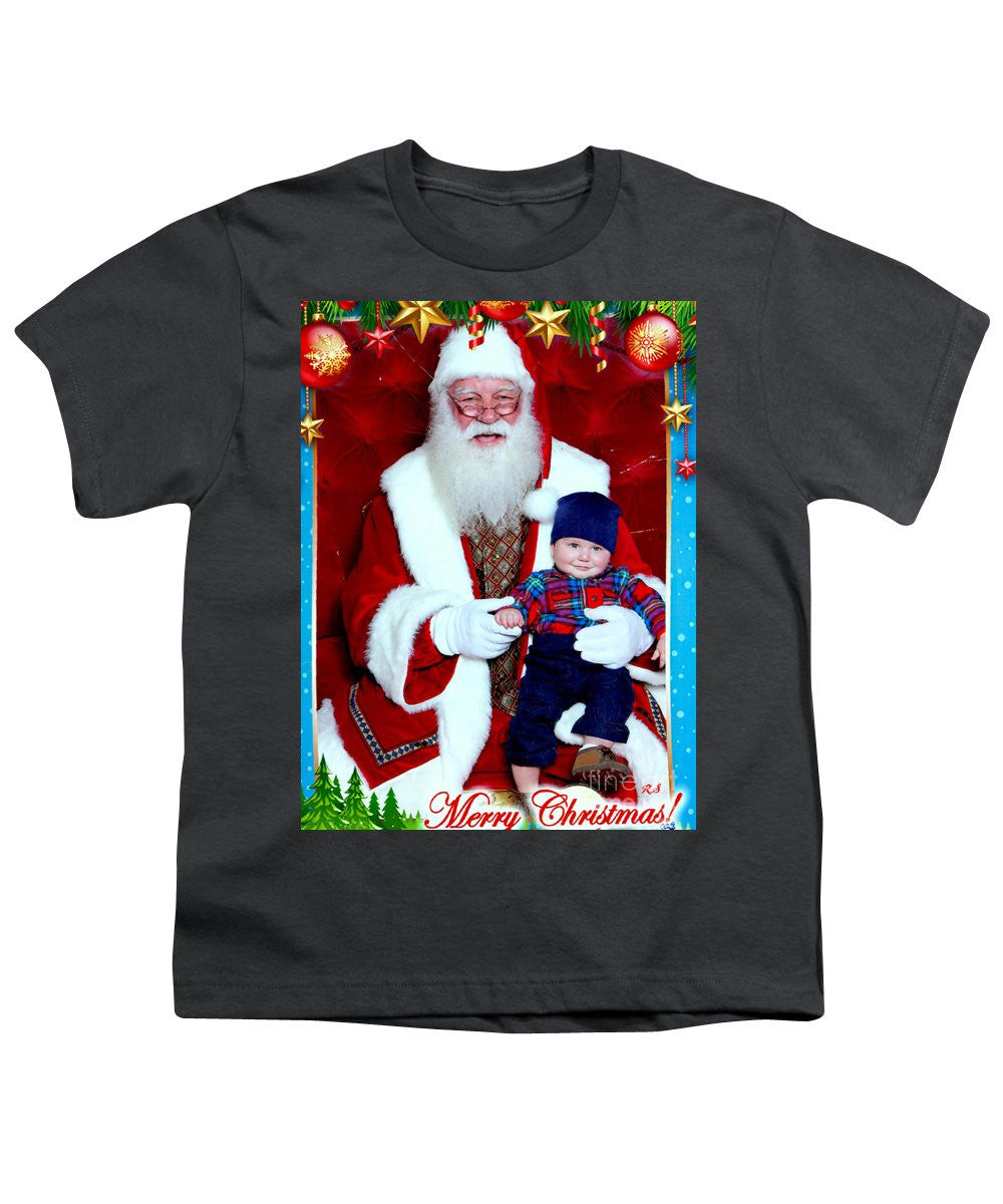 Youth T-Shirt - My First Christmas With Santa