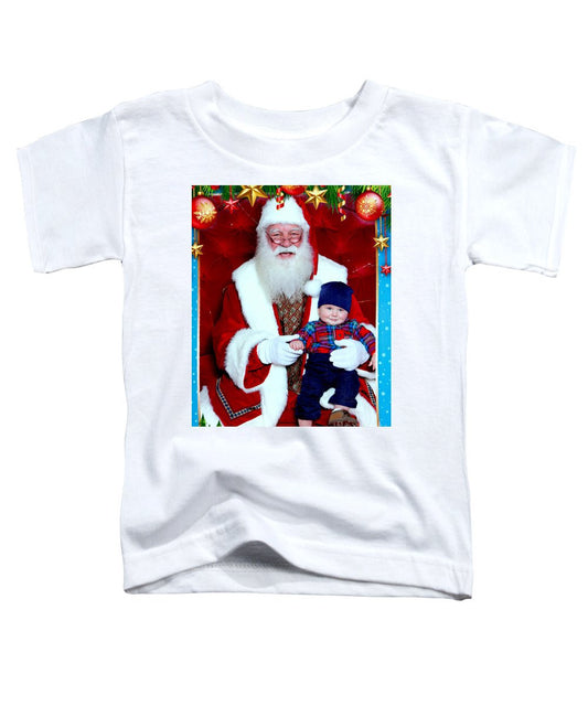 Toddler T-Shirt - My First Christmas With Santa